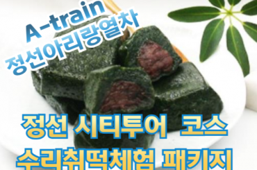 [A-train] 정선아리랑열차 / 시티투어버스1코스 / 수리취떡체험 패키지 [당일]
