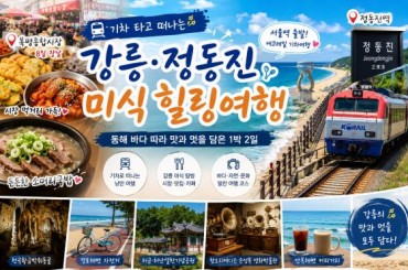 [특별열차-에코레일 1박2일]  폰 집어던지고 여름 강릉행 기차 탑승 (1박2일)  8월8일(토) -서울역,청량리역,덕소역,제천역